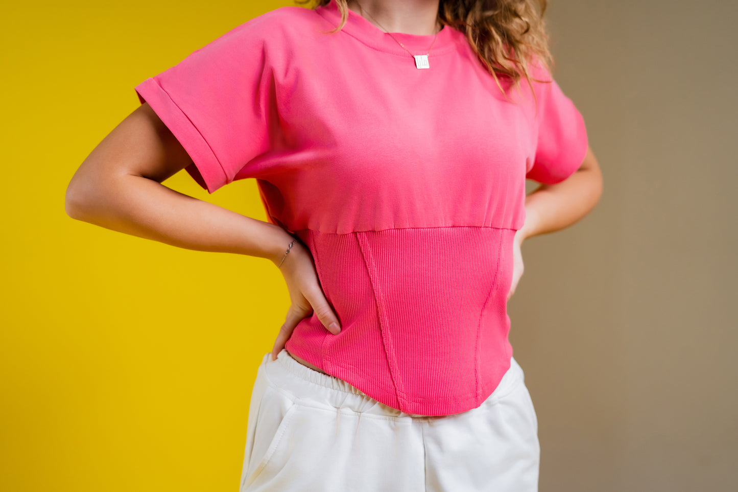 Pink Corset Top
