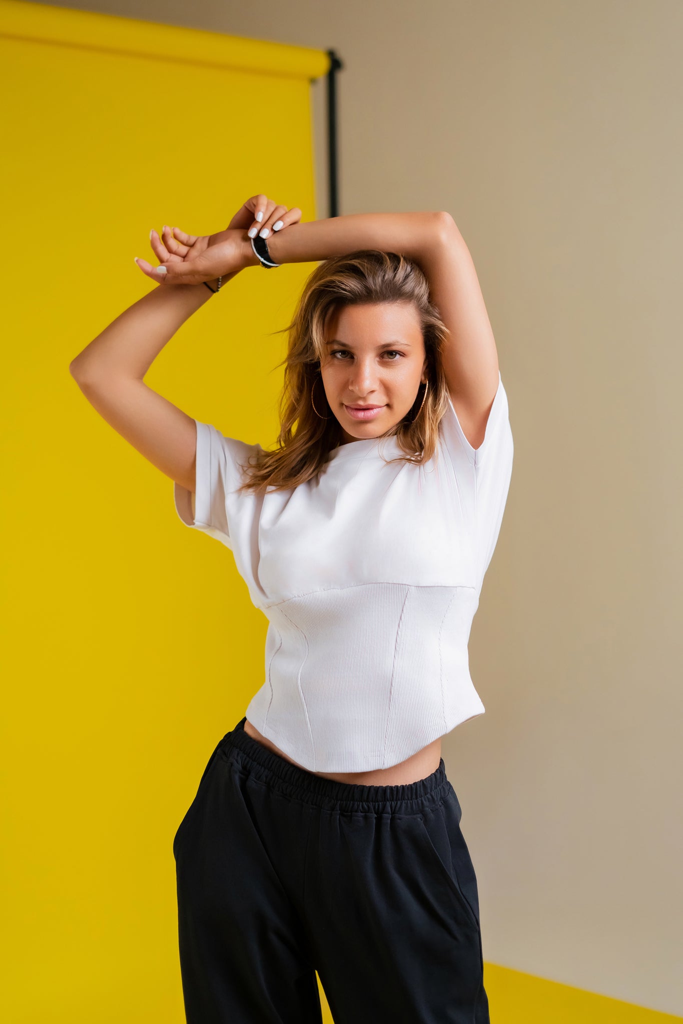 White Corset Top
