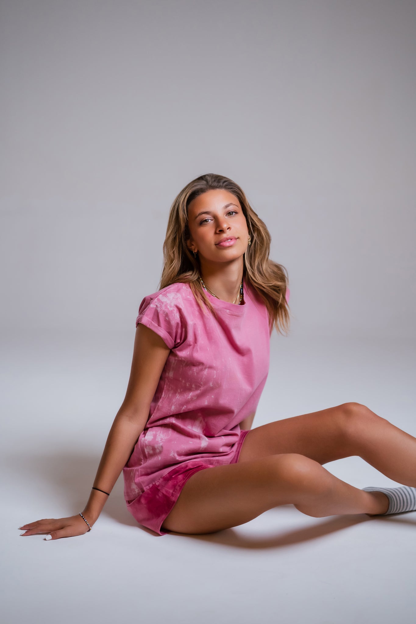 Pink Tie Dye Pj Set